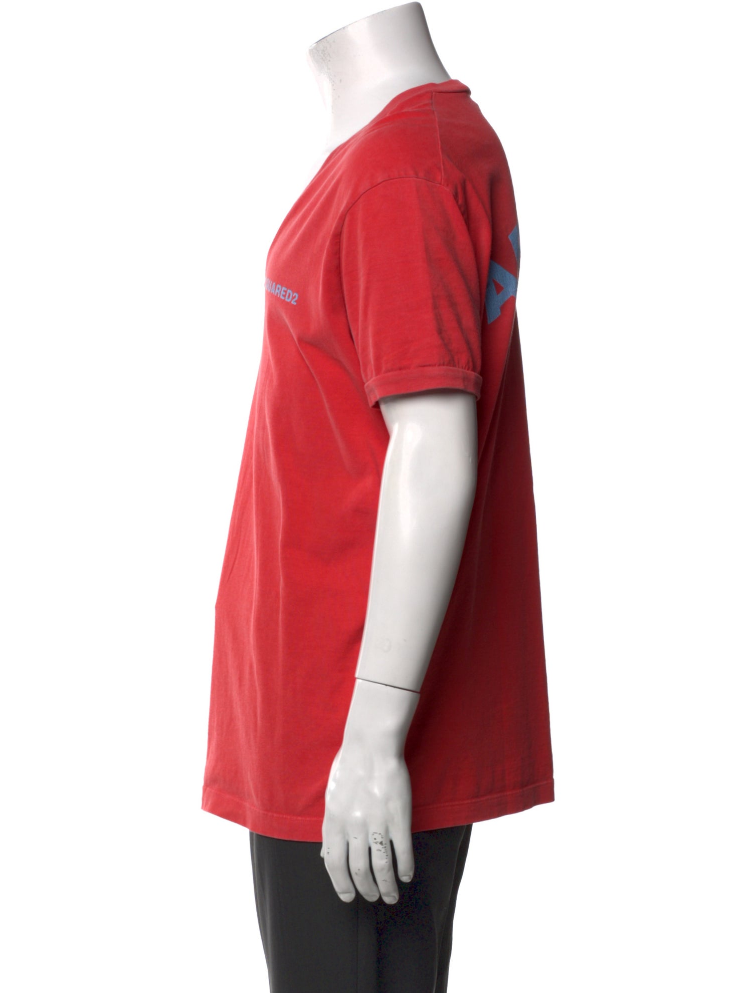 Dsquared² Graphic Print V-Neck T-Shirt