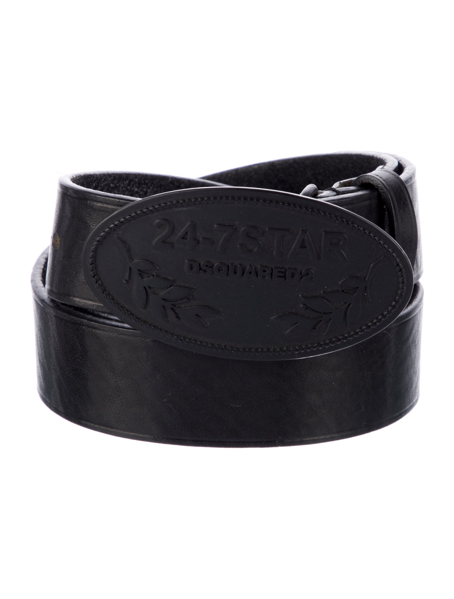 Dsquared² Skinny Leather Waist Belt w/ Tags