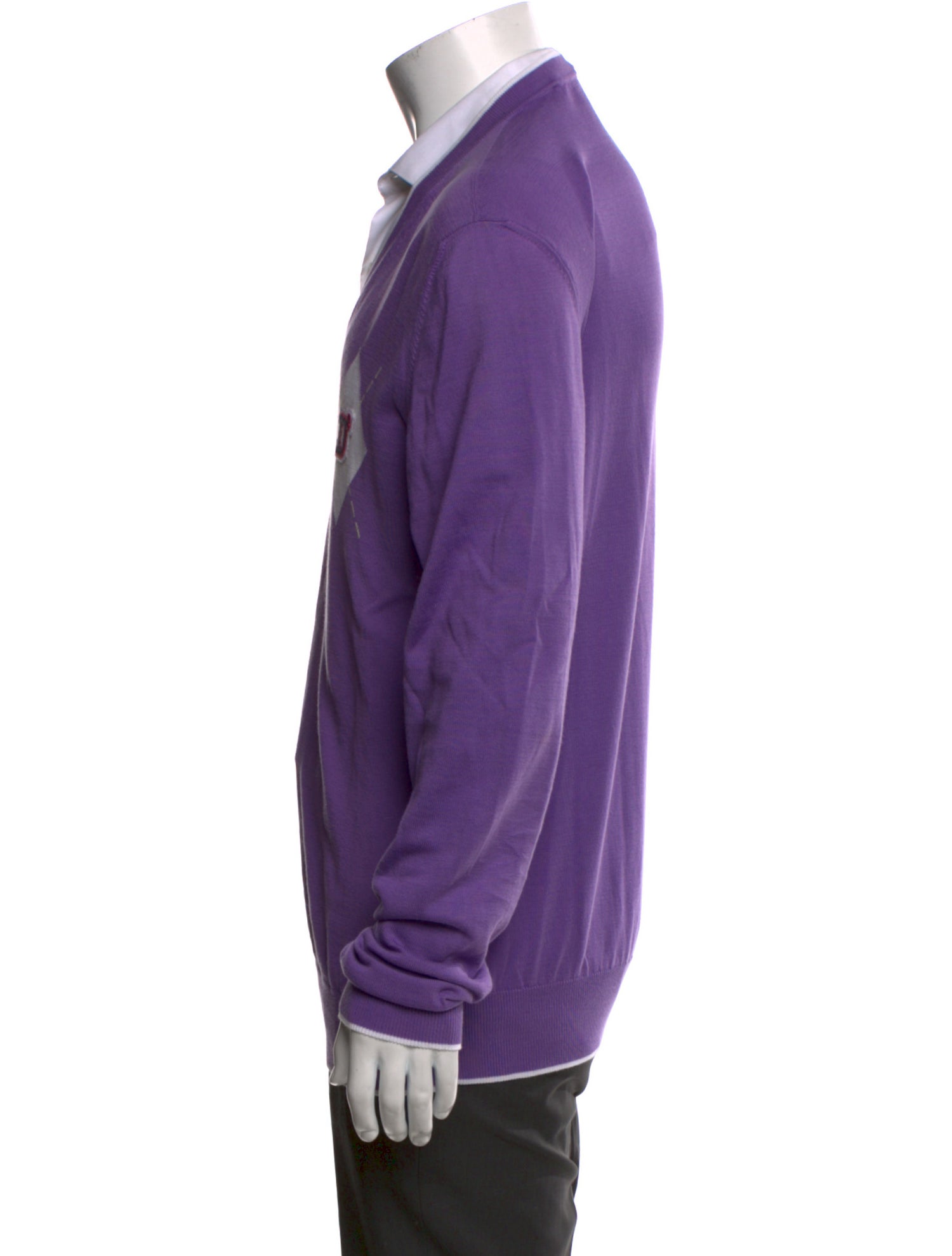 Dsquared² Graphic Print V-Neck Pullover