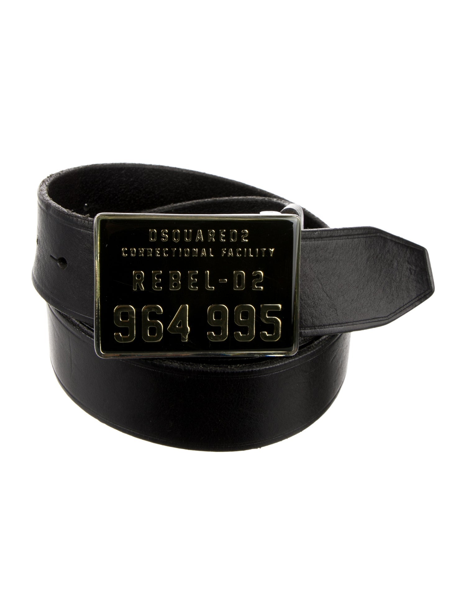 Dsquared² Leather Waist Belt