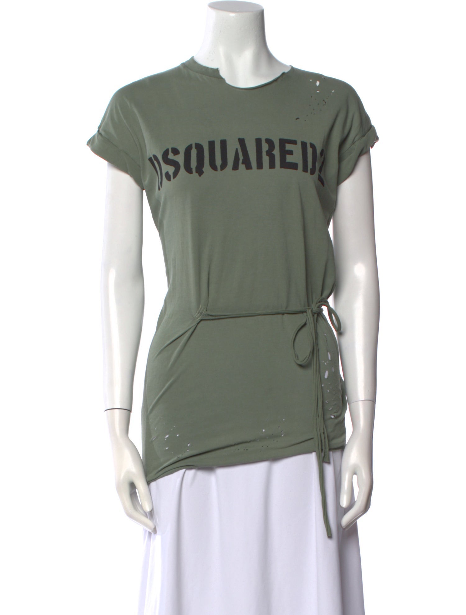 Dsquared² Graphic Print Crew Neck T-Shirt w/ Tags