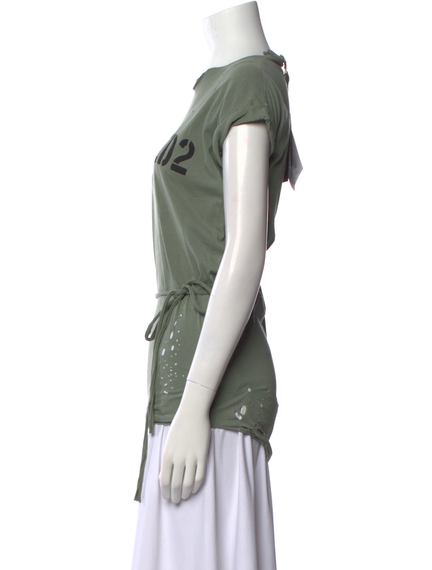 Dsquared² Graphic Print Crew Neck T-Shirt w/ Tags