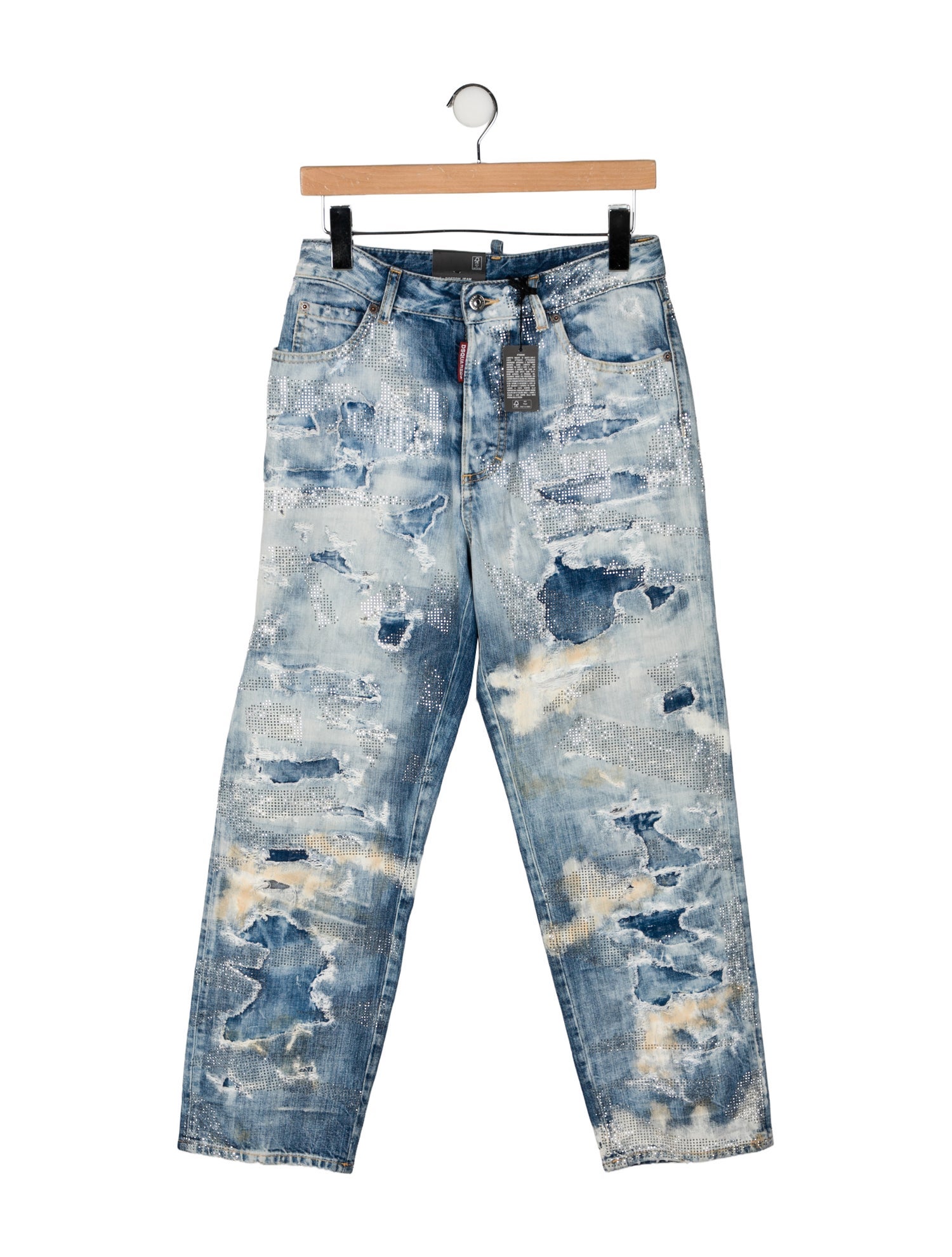 Dsquared² High-Rise Wide Leg Jeans w/ Tags