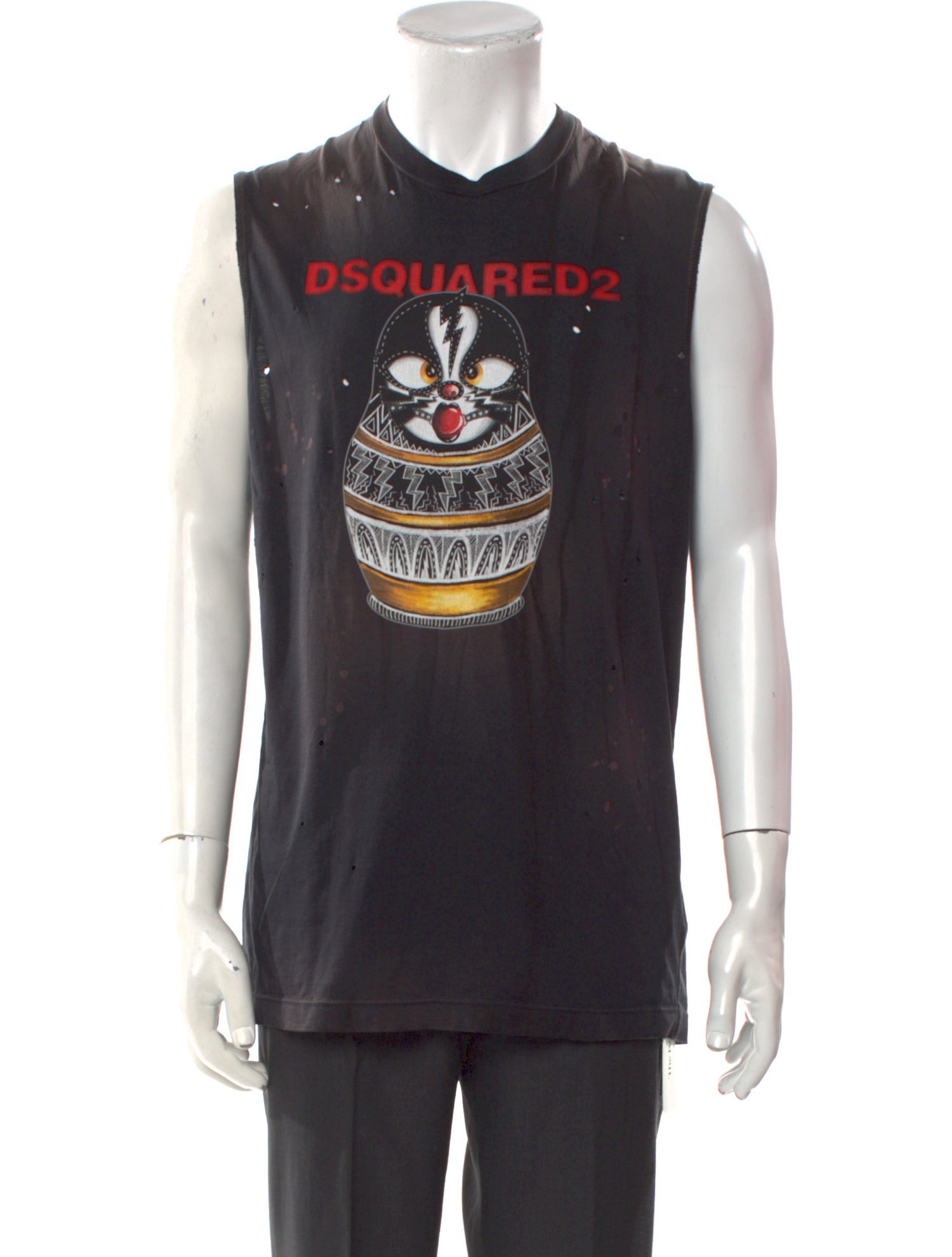 Dsquared² Graphic Print Crew Neck T-Shirt