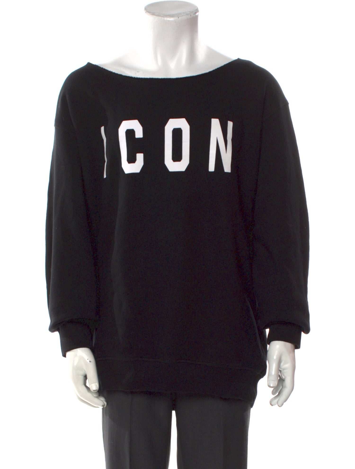 Dsquared² Graphic Print Scoop Neck Sweatshirt