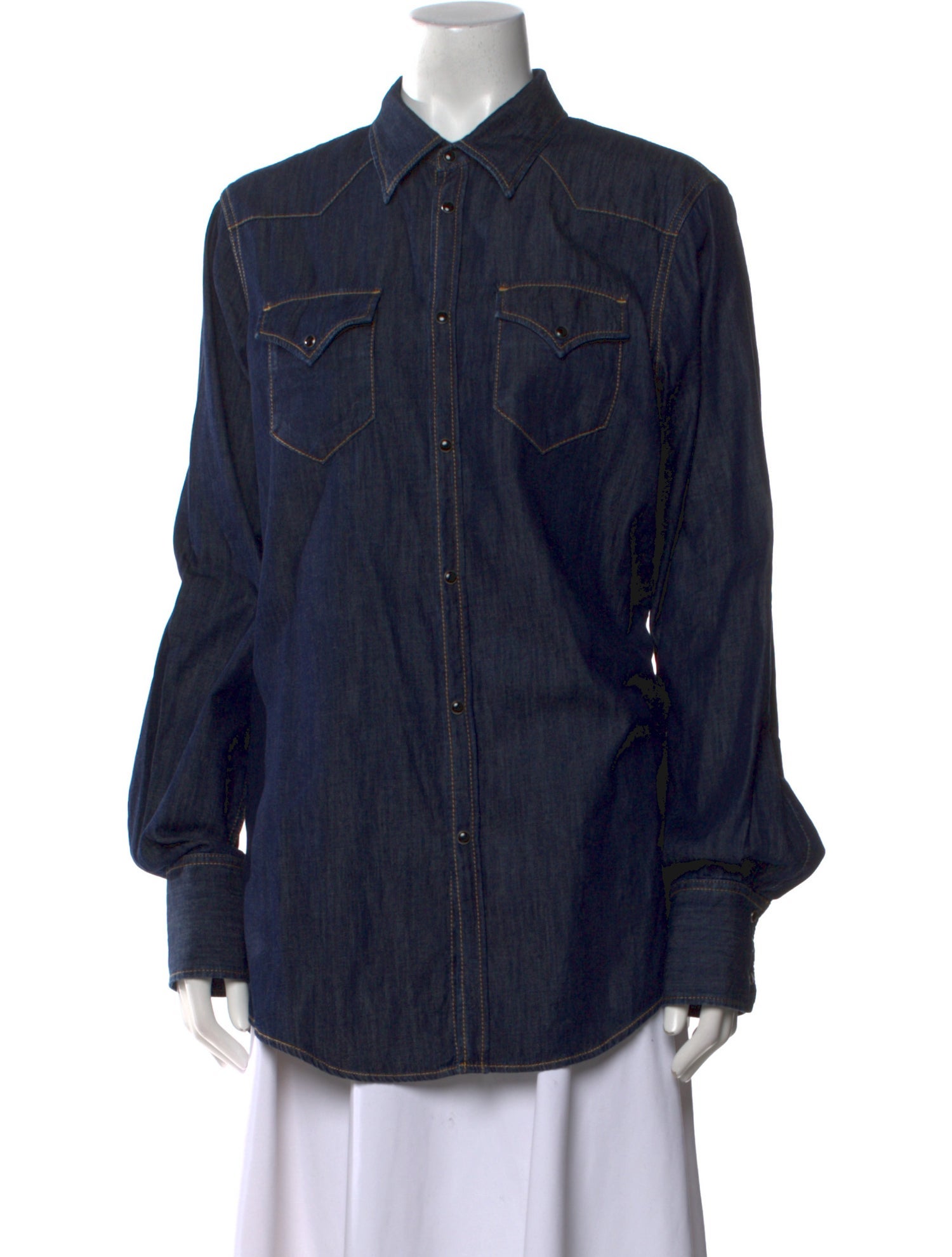 Dsquared² Long Sleeve Button-Up Top