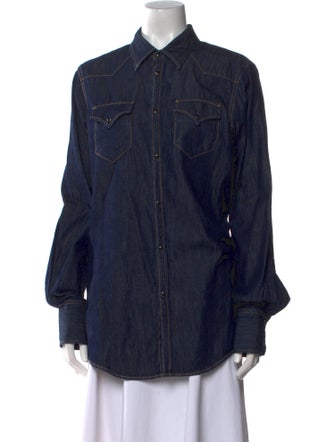 Dsquared² Long Sleeve Button-Up Top