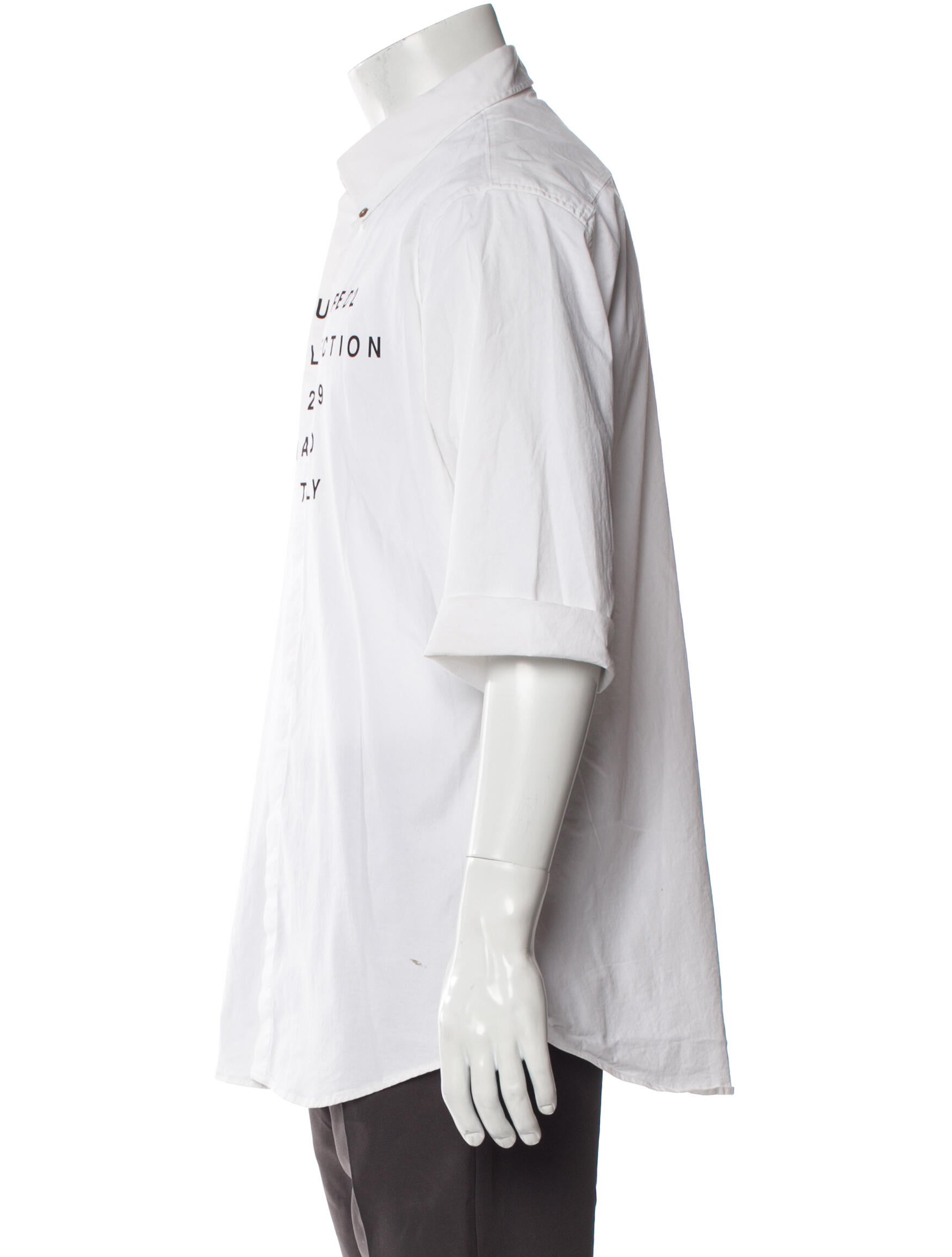 Dsquared² Graphic Print Three-Quarter Sleeve Shirt