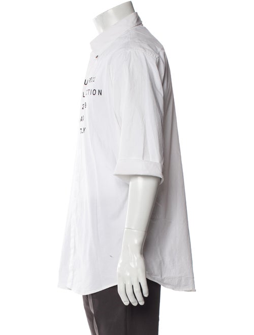 Dsquared² Graphic Print Three-Quarter Sleeve Shirt