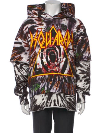 Dsquared² Graphic Print Crew Neck Hoodie