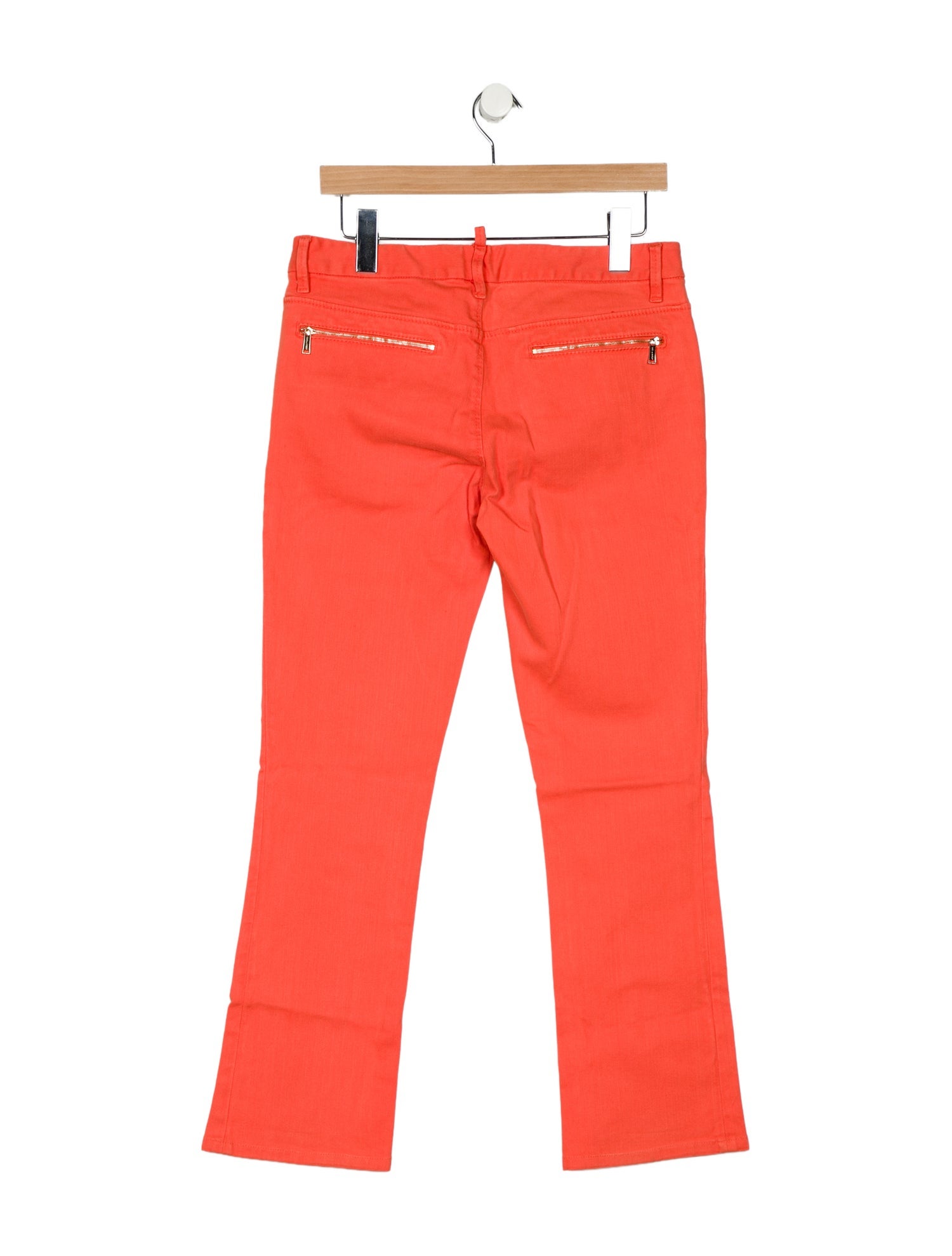 Dsquared² Mid-Rise Straight Leg Jeans
