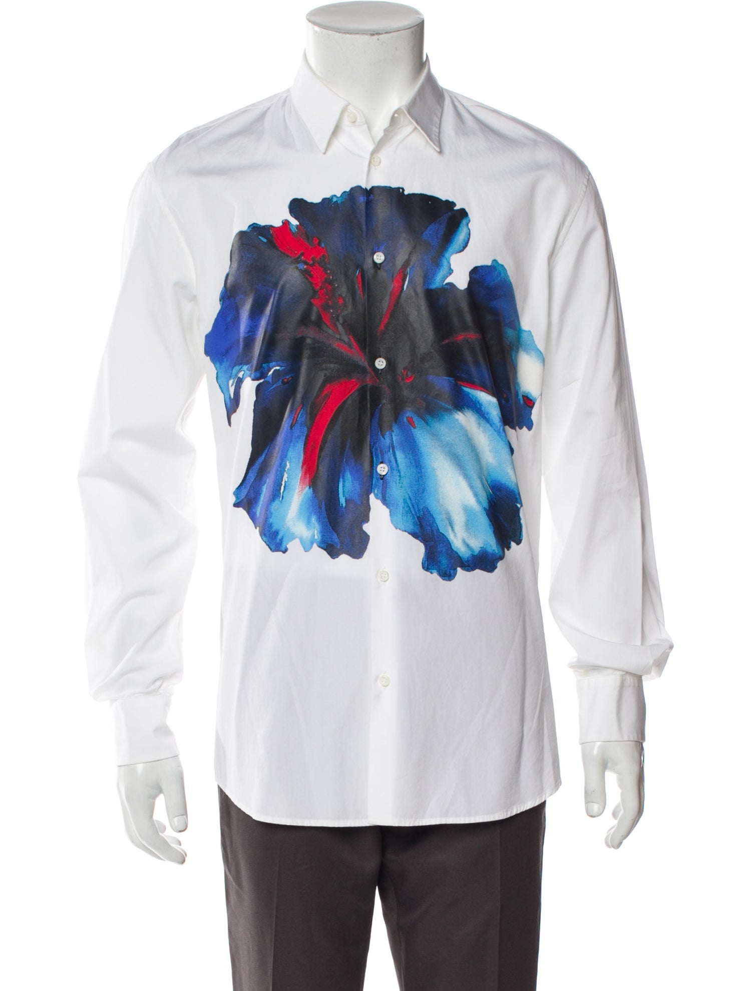Dsquared² Graphic Print Long Sleeve Dress Shirt