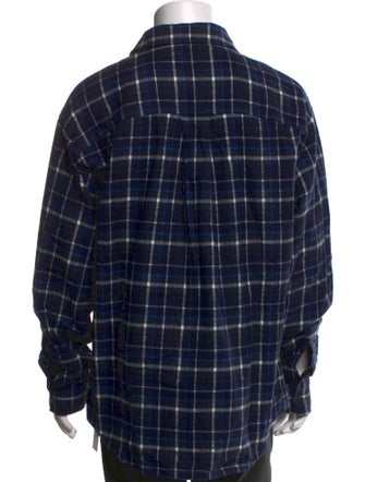 Dsquared² Plaid Print Long Sleeve Shirt