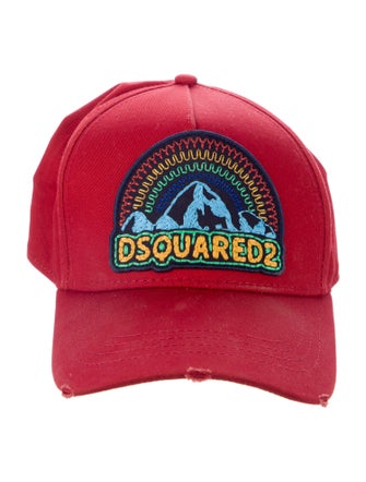 Dsquared² Red Cotton Baseball cap