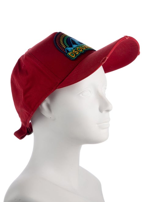Dsquared² Red Cotton Baseball cap
