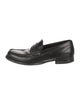 Dsquared² Leather Scalloped Accent Dress Loafers