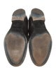 Dsquared² Leather Scalloped Accent Dress Loafers