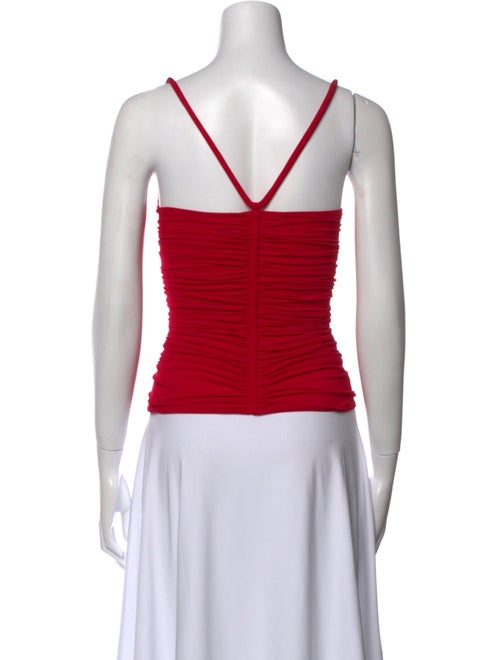 Dsquared² Square Neckline Sleeveless Crop Top