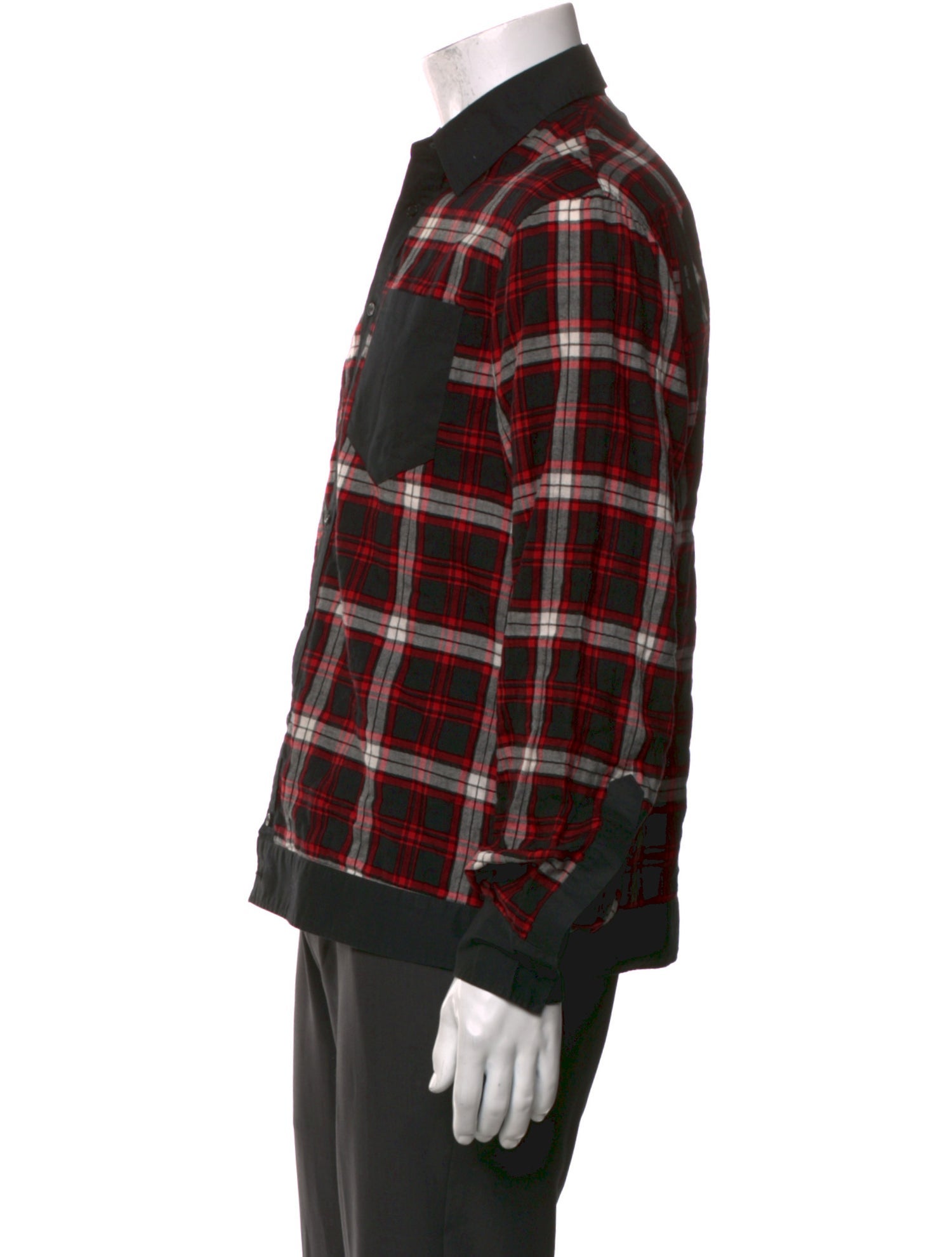 Dsquared² Plaid Print Long Sleeve Shirt