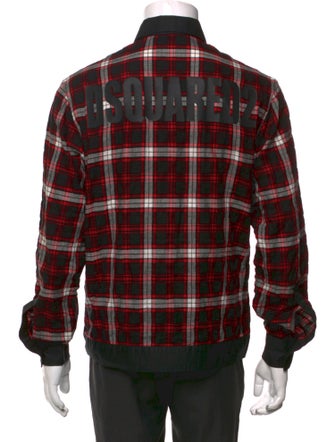 Dsquared² Plaid Print Long Sleeve Shirt