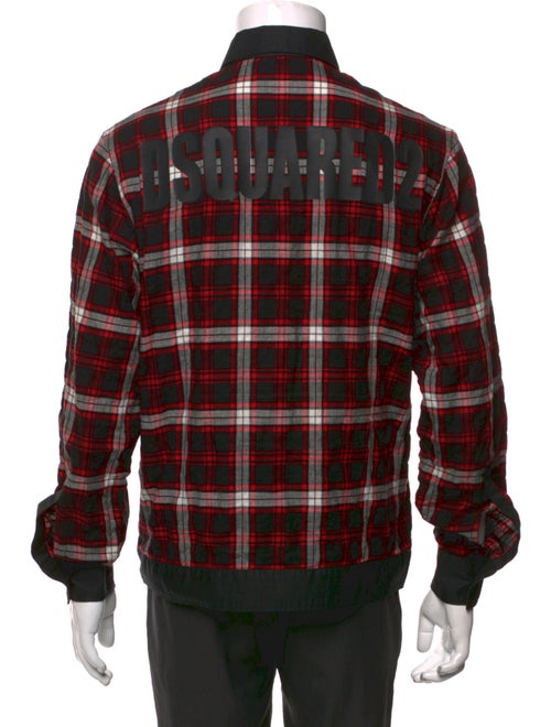 Dsquared² Plaid Print Long Sleeve Shirt