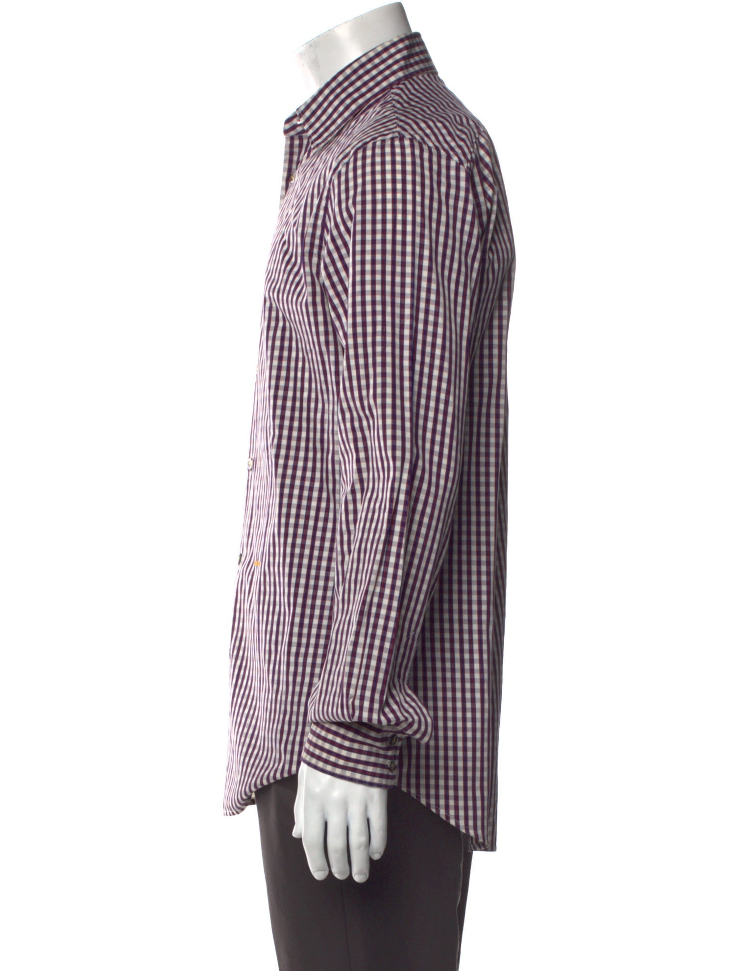 Dsquared² Plaid Print Long Sleeve Shirt