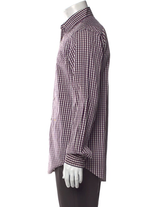 Dsquared² Plaid Print Long Sleeve Shirt