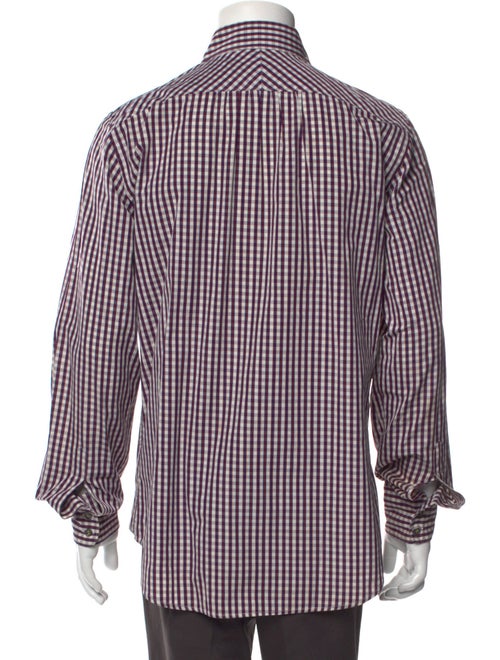 Dsquared² Plaid Print Long Sleeve Shirt