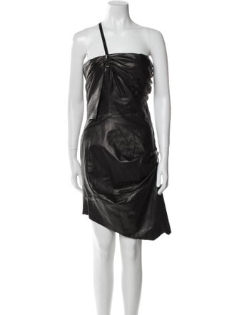 Dsquared² Leather Mini Dress