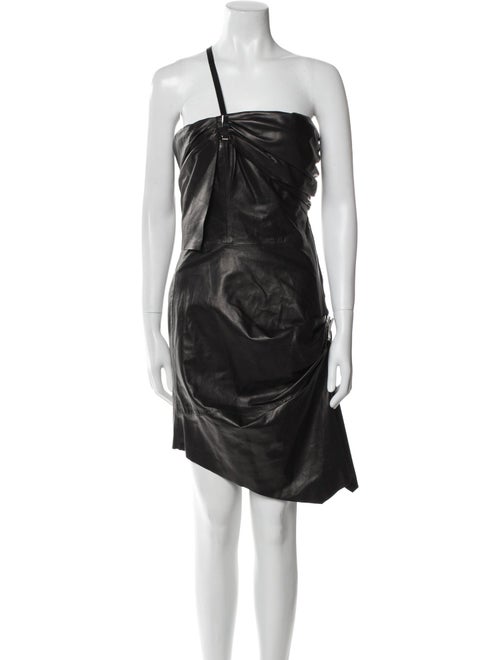 Dsquared² Leather Mini Dress