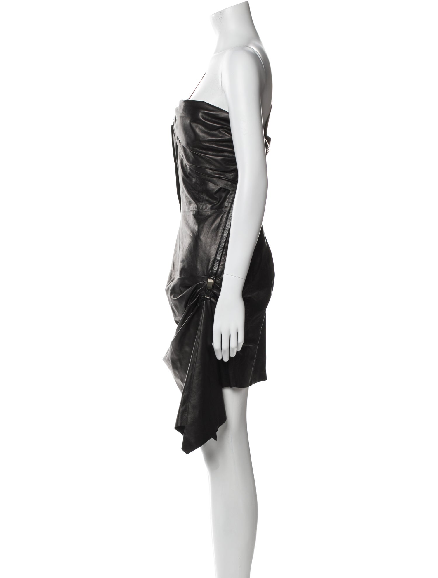 Dsquared² Leather Mini Dress