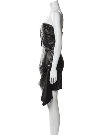 Dsquared² Leather Mini Dress