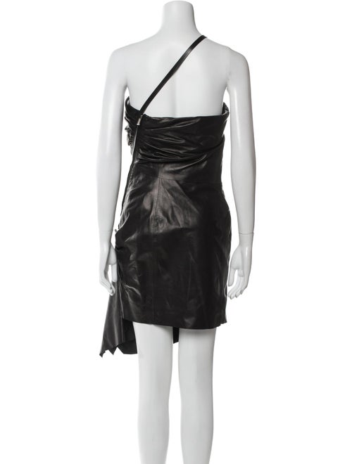 Dsquared² Leather Mini Dress