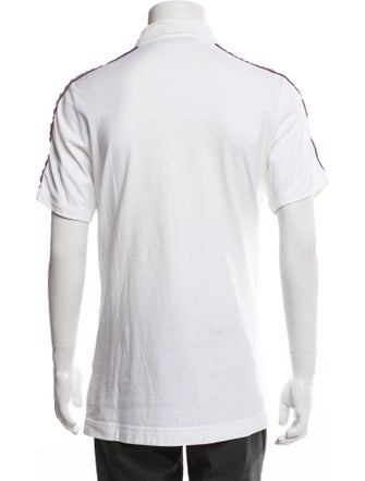 Dsquared² Striped Crew Neck Polo Shirt