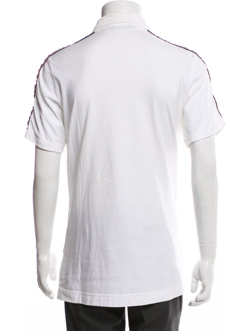 Dsquared² Striped Crew Neck Polo Shirt