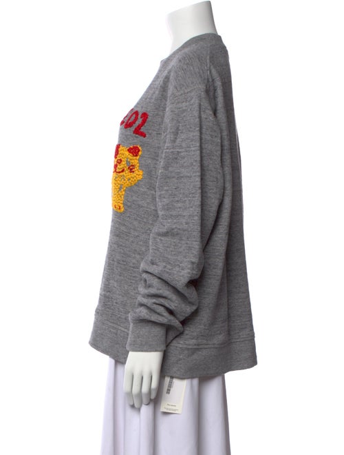 Dsquared² Graphic Print Crew Neck Sweater