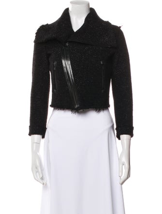 Dsquared² Wool Biker Jacket