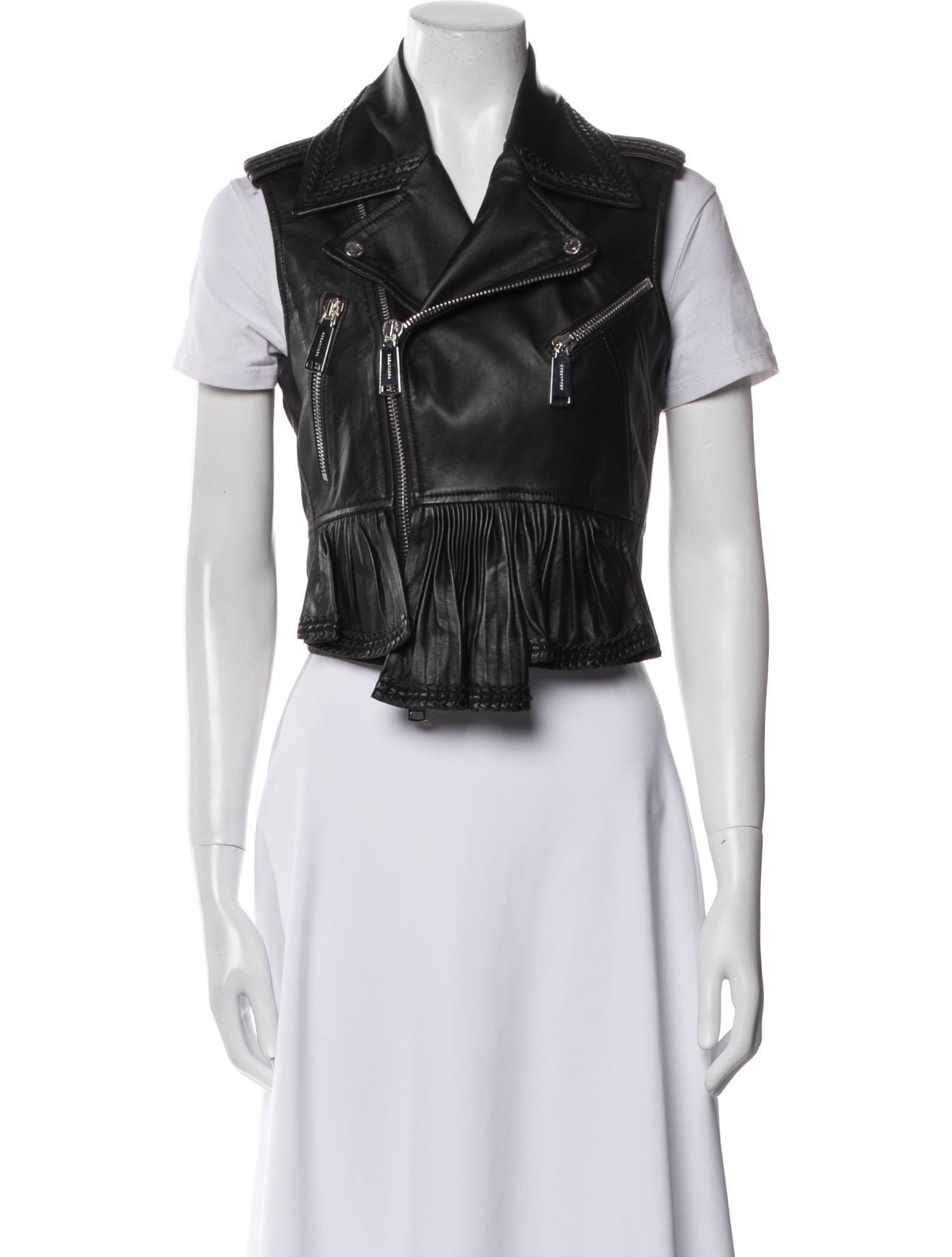 Dsquared² Leather Biker Jacket