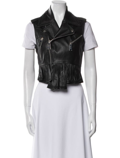 Dsquared² Leather Biker Jacket