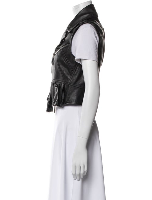 Dsquared² Leather Biker Jacket