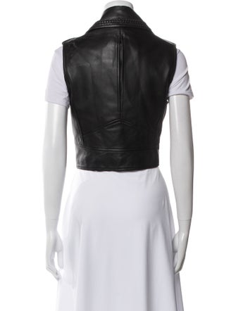 Dsquared² Leather Biker Jacket