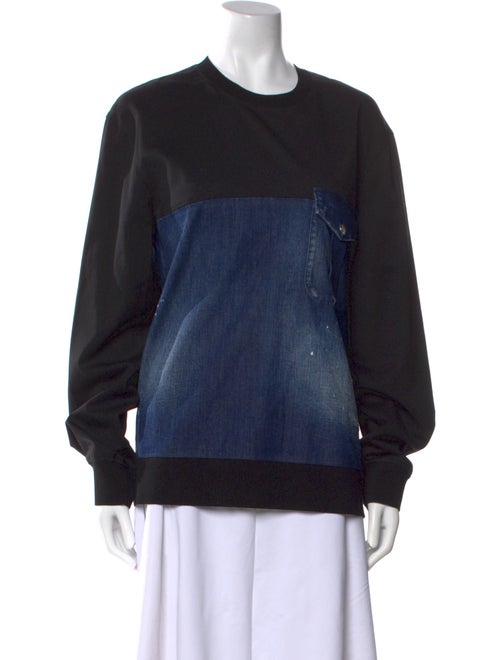 Dsquared² Colorblock Pattern Crew Neck Sweatshirt