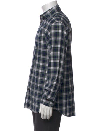 Dsquared² Plaid Print Long Sleeve Shirt