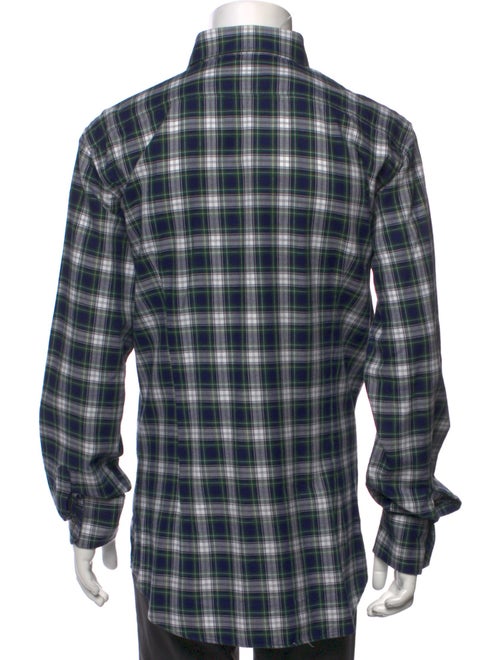 Dsquared² Plaid Print Long Sleeve Shirt