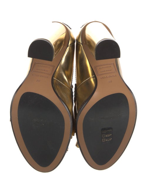 Dsquared² Leather Fringe Trim Accent Pumps