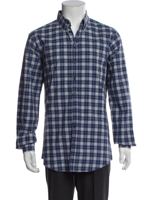 Dsquared² Plaid Print Long Sleeve Shirt