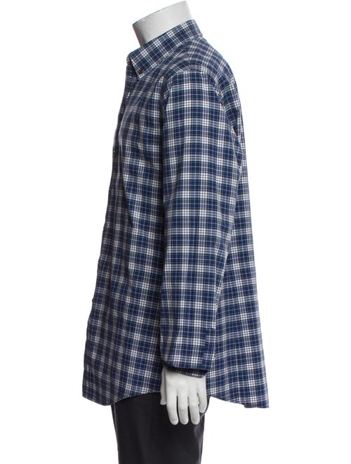 Dsquared² Plaid Print Long Sleeve Shirt