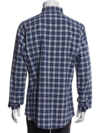 Dsquared² Plaid Print Long Sleeve Shirt