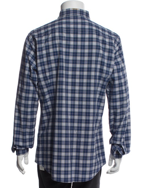 Dsquared² Plaid Print Long Sleeve Shirt