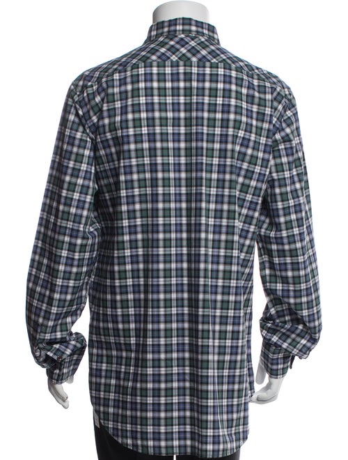 Dsquared² Plaid Print Long Sleeve Shirt